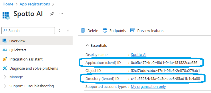 Azure App IDs